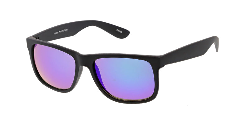 Unisex Rainbow Color Square Frame Sunglasses