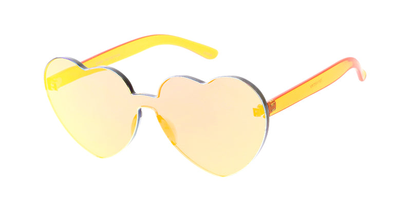 Plastic best sale heart sunglasses