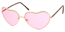 4544HRT/COL Women's Metal Medium Heart Shape Frame w/ Color Lens