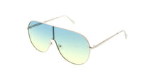 4629COL Unisex Metal Standard Shield Aviator w/ Color Lens