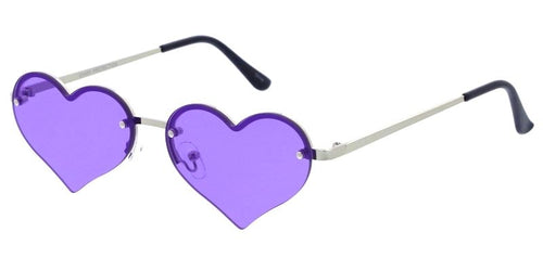 5296HRT/COL Women's Metal Medium Heart Shaped Frame w/ Color Lens