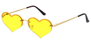 5296HRT/COL Women's Metal Medium Heart Shaped Frame w/ Color Lens