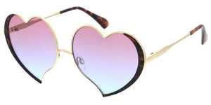 5299HRT Women's Metal Large Heart Shaped Frame