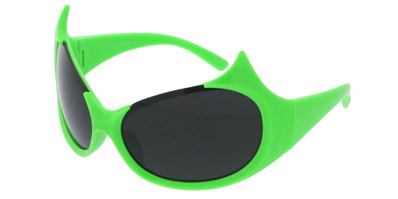 80600 Unisex Plastic Large Futuristic Wrap Devil Horn Frame