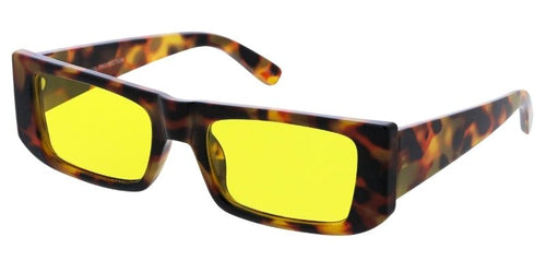 80675COL Unisex Plastic Medium Square Frame w/ Color Lens