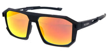 80732KSH/RV KUSH Casual Plastic Large Geometrical Frame w/ Color Mirror Lens