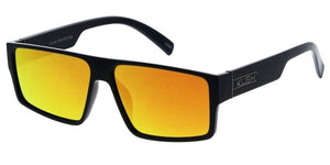 80772KSH/RV KUSH Plastic Medium Rectangular Flat Top Frame w/ Color Mirror Lens