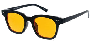 80841COL Unisex Large Plastic Square Frame w/ Color Lens