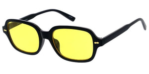 80846COL Unisex Large Plastic Square Frame w/ Color Lens