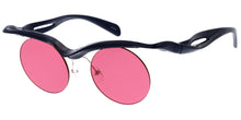 80852 Unisex Medium Half Frame Vintage Inspired Round Frame