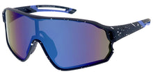 80868ME/RV Men's Plastic Large Sports Shield w/ Color Mirror Lens