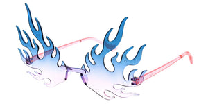 80875 Unisex Plastic Medium Flame Rimless Novelty Frame