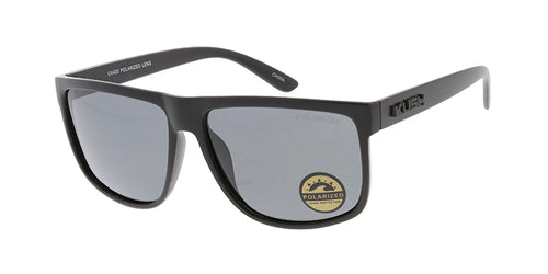 KU-POL012 KUSH Plastic Medium Rectangular Flat Top Frame w/ Polarized Lens