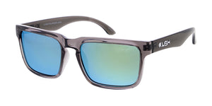 KU-POL014RV KUSH Plastic Large Rectangular Frame w/ Polarized Color Mirror Lens