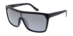 KU-POL020RV KUSH Large Rectangular Shield Frame w/ Polarized Color Mirror Lens