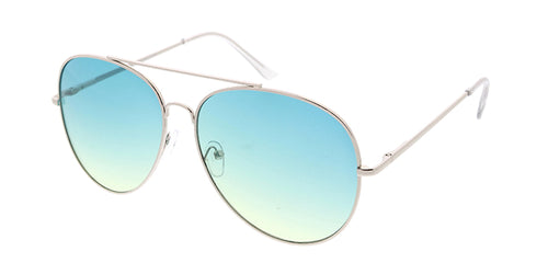 4261COL/MH Women's Metal Oversized Aviator w/ Two Tone Lens