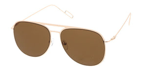 4492 Unisex Metal Square Aviator