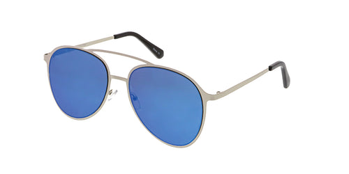 4580RV Unisex Metal Aviator w/ Color Mirror Lens