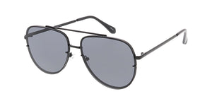 4772 Women's Metal Large Rimless Aviator