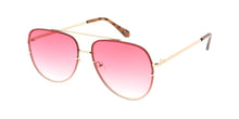 4772 Women's Metal Large Rimless Aviator