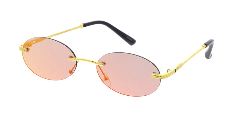 The Sun-kissed Effect Rimless Sunglasses | Best 90s Rimless glasses –  SlayKallections