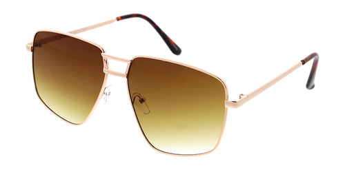 5156 Unisex Metal Medium Geometric  Aviator Frame