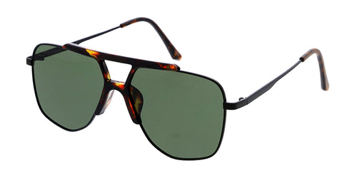 5168 Unisex Combo Medium Double Bridge Aviator Designer Frame