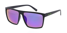 6477KSH/RV KUSH Plastic Medium Rectangular Flat Top Frame w/ Color Mirror Lens