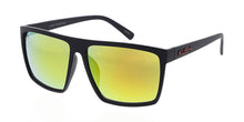 6477KSH/RV KUSH Plastic Medium Rectangular Flat Top Frame w/ Color Mirror Lens