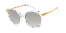 6714RV Women's Plastic Large Round Frame w/ Color Mirror Lens
