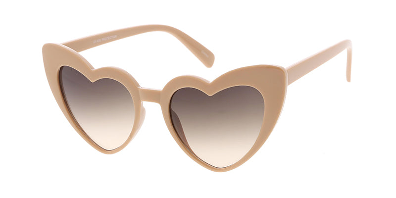 Large best sale heart sunglasses