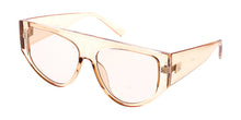 80231 Women's Plastic Large Flat Top Frame w/ Temple Adornment