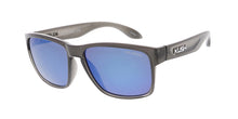 KU-POL007RV KUSH Plastic Medium Square Crystal Grey Frame w/ Polarized Color Mirror Lens